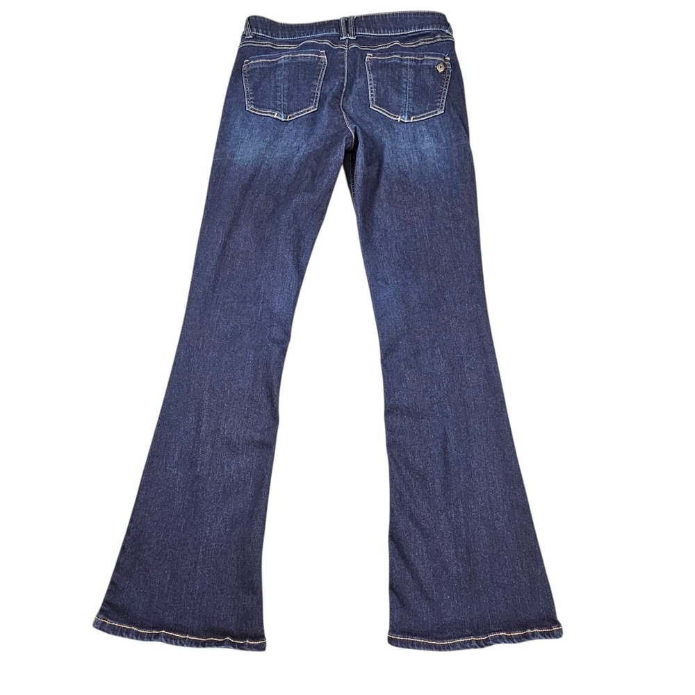 Democracy Ab-solution Womens Size 8 Itty Bitty Bootcut Jeans Dark Wash Blue - Picture 2 of 10
